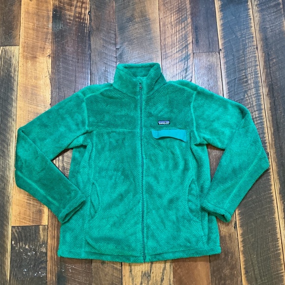 Patagonia Retro-X Polartec Thermal Pro Fleece Jacket Emerald Green Women’s L - Picture 2 of 12